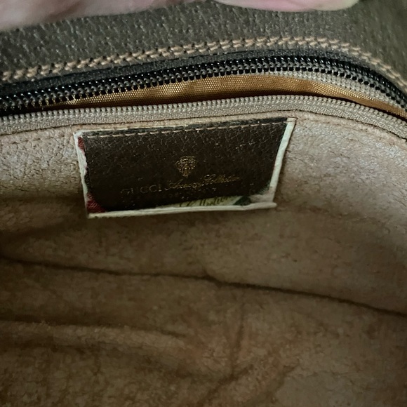 Gucci Brown and Cream Monogram Clutch - Picture 6 of 14
